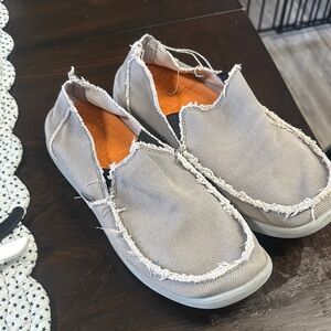 Gray Slip-On Canvas CROCS
